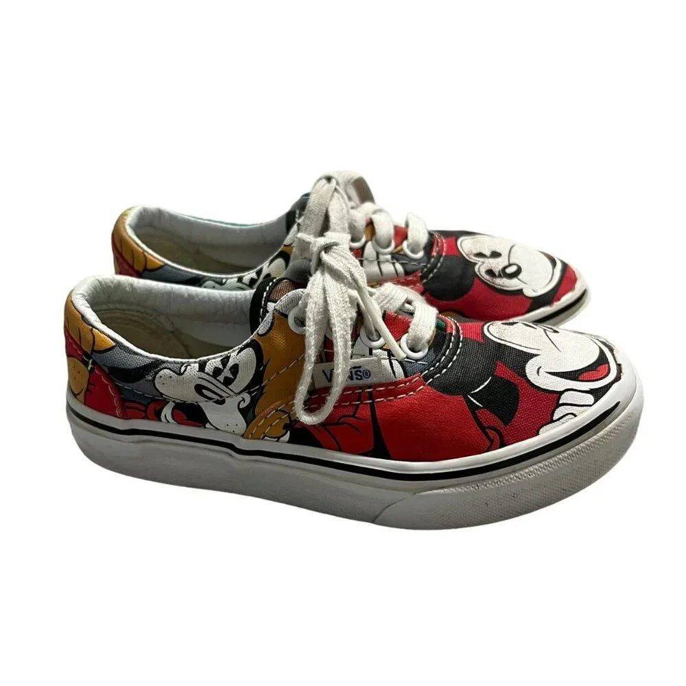 Vans + Disney Sz 12 Mickey Mouse Donald Goofy Sneakers